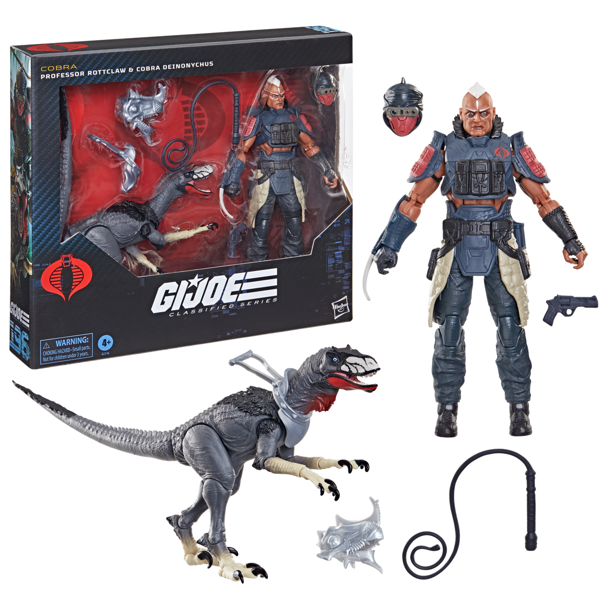 預訂商品 G.I. Joe CS #196, Professor Rottclaw & Cobra Deinonychus