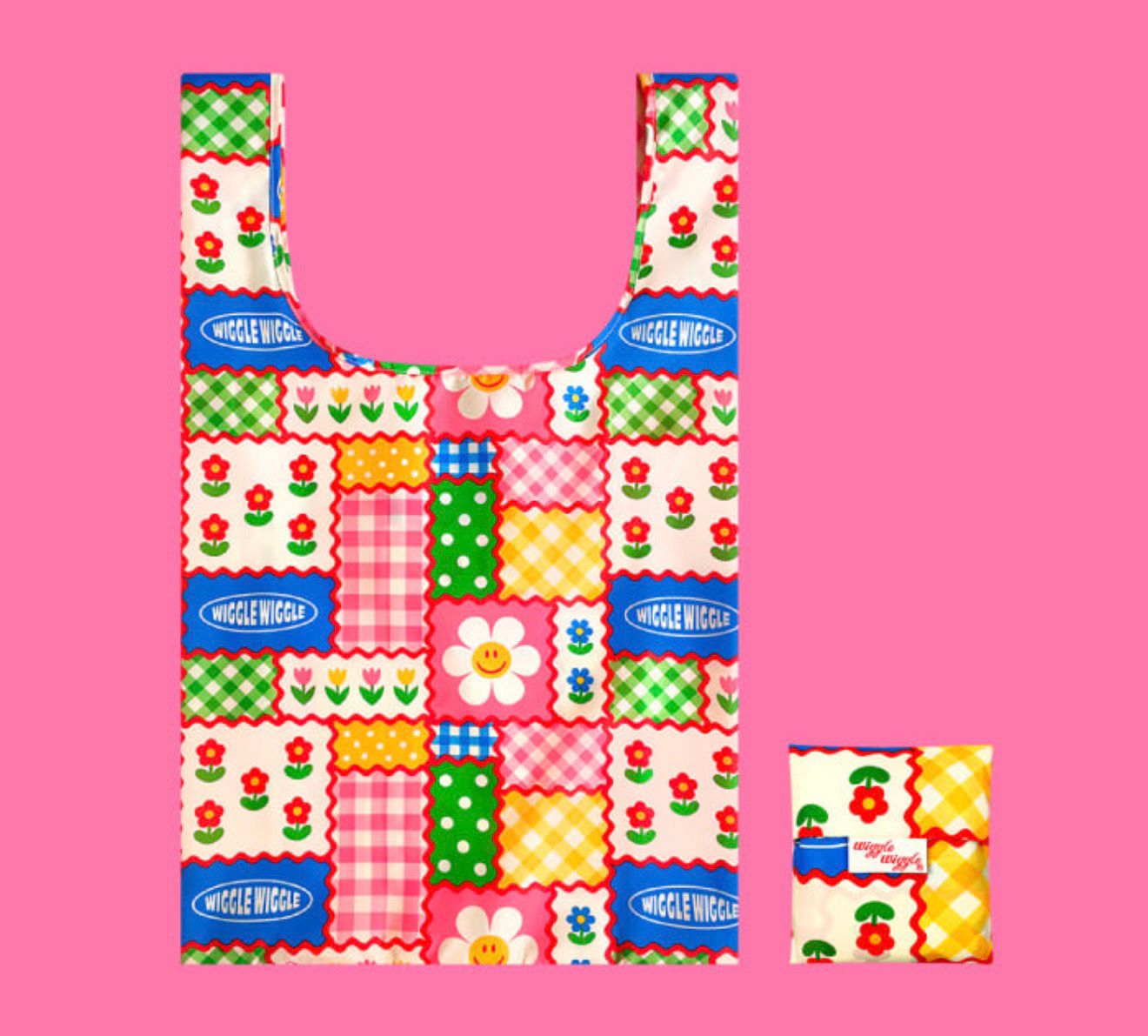 Wiggle Wiggle Smile Garden 可摺疊環保袋