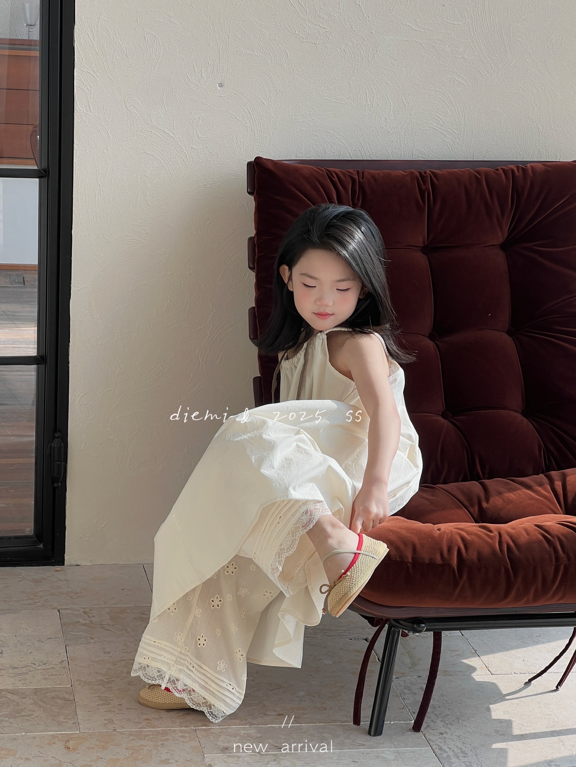 DM Ulzzang Raven Khaki Lace Set Wear