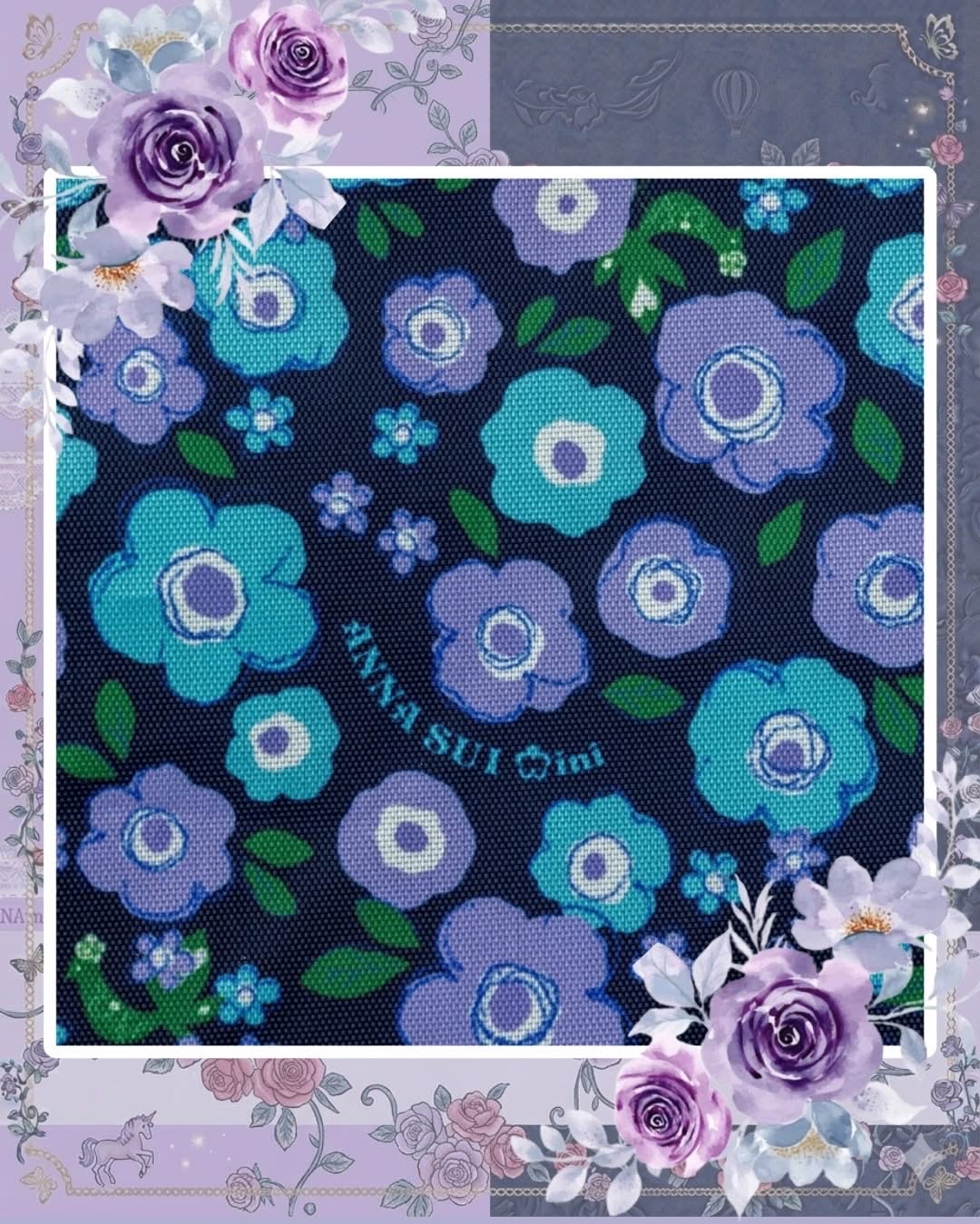 快閃今晚12點截 💜 ANNA SUI mini 迷必收！一包兩用，隨心變換風格 💜 『ANNA SUI mini リバーシブルで使えるロゴキルトなトートバッグBOOK』