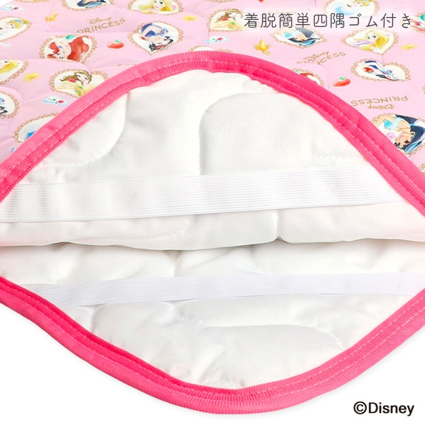 🇯🇵預訂 日本直送🇯🇵Disney公主滿印涼感絎縫床墊70x120cm