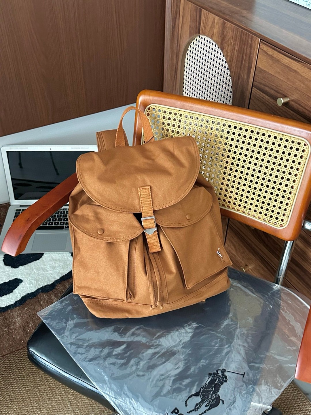 0805 RL Polo FLAP-TOP CANVAS BACKPACK 翻蓋帆布背囊 9月中 