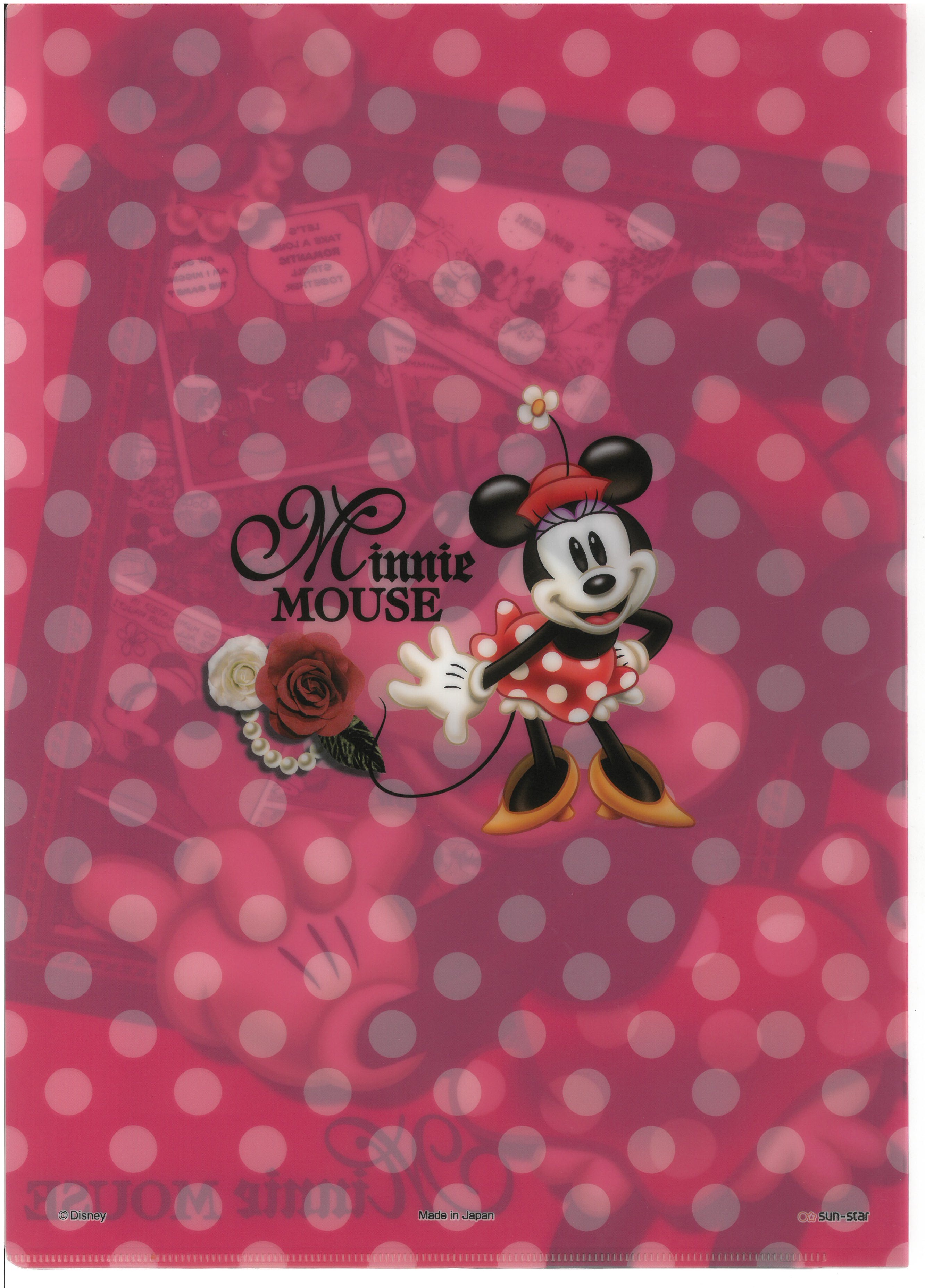 Minnie Mouse A4 3分頁文件夾 (2129-647)