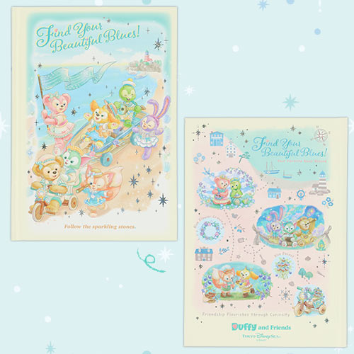 【預訂】DisneySea 25th Duffy Find Your Beautiful Blue Part 2 - postcard 連收納套