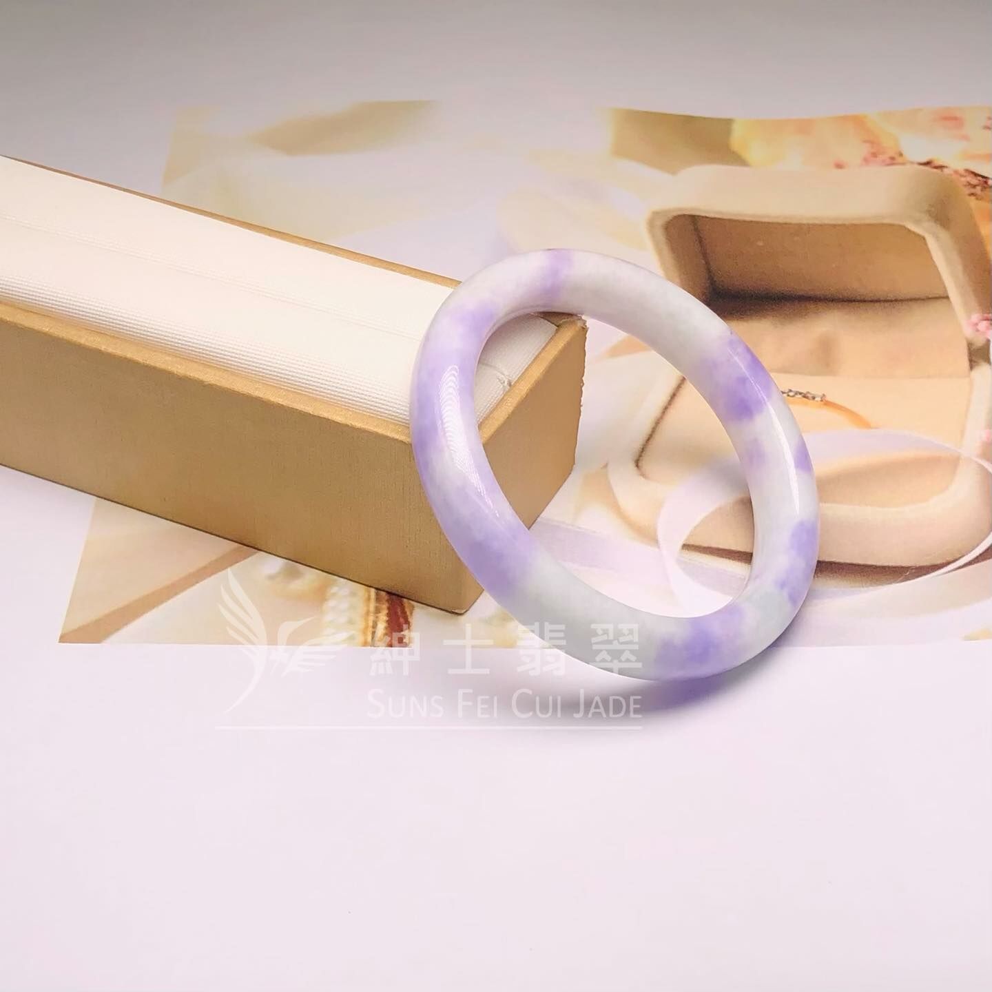 木那濃色藍紫福鐲52.7mm