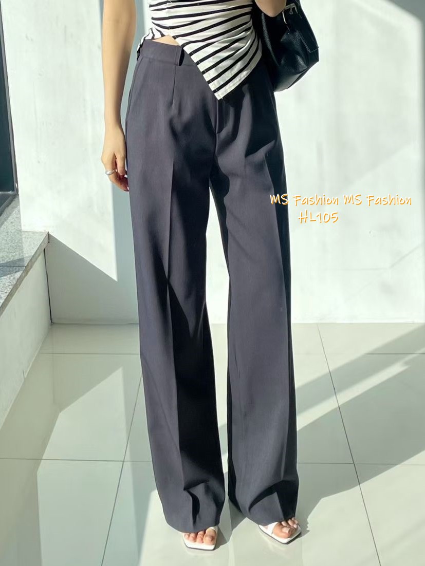 HL105 韓國🌼Howluk靚料闊筒西褲