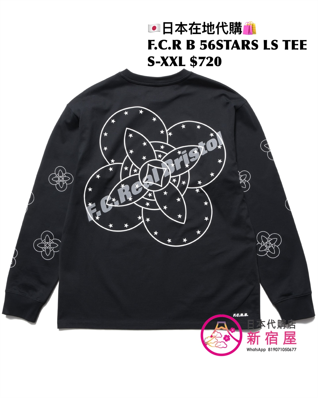 F.C.REAL BRISTOL SPIRIT LS TEE/ SHADOW EMBLEM LS TEE/ 56STARS LS TEE/ ORIGIN POCKET LS TEE