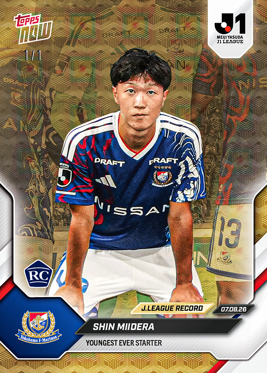 Shin Miidera - 2026/27 J.League Topps NOW® #2 橫濱水手入球卡【團購】