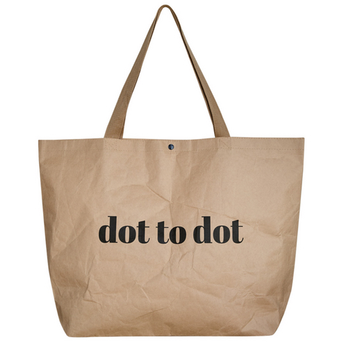 DOTTODOT 牛皮紙購物袋 (內側防水)