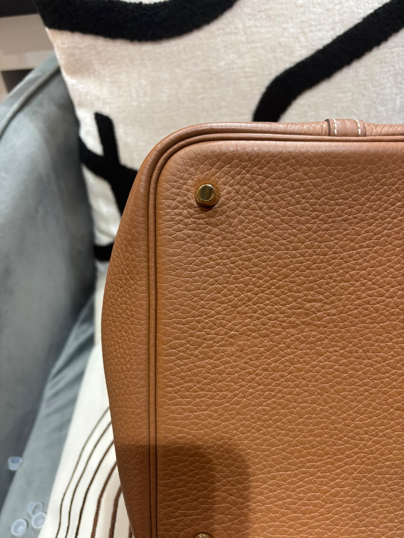 Hermes picotin 22,STAMP W Gold/Gold 100%Authentic, 98%New unused  ✅收據副本✅key lock ✅Dust bag✅box