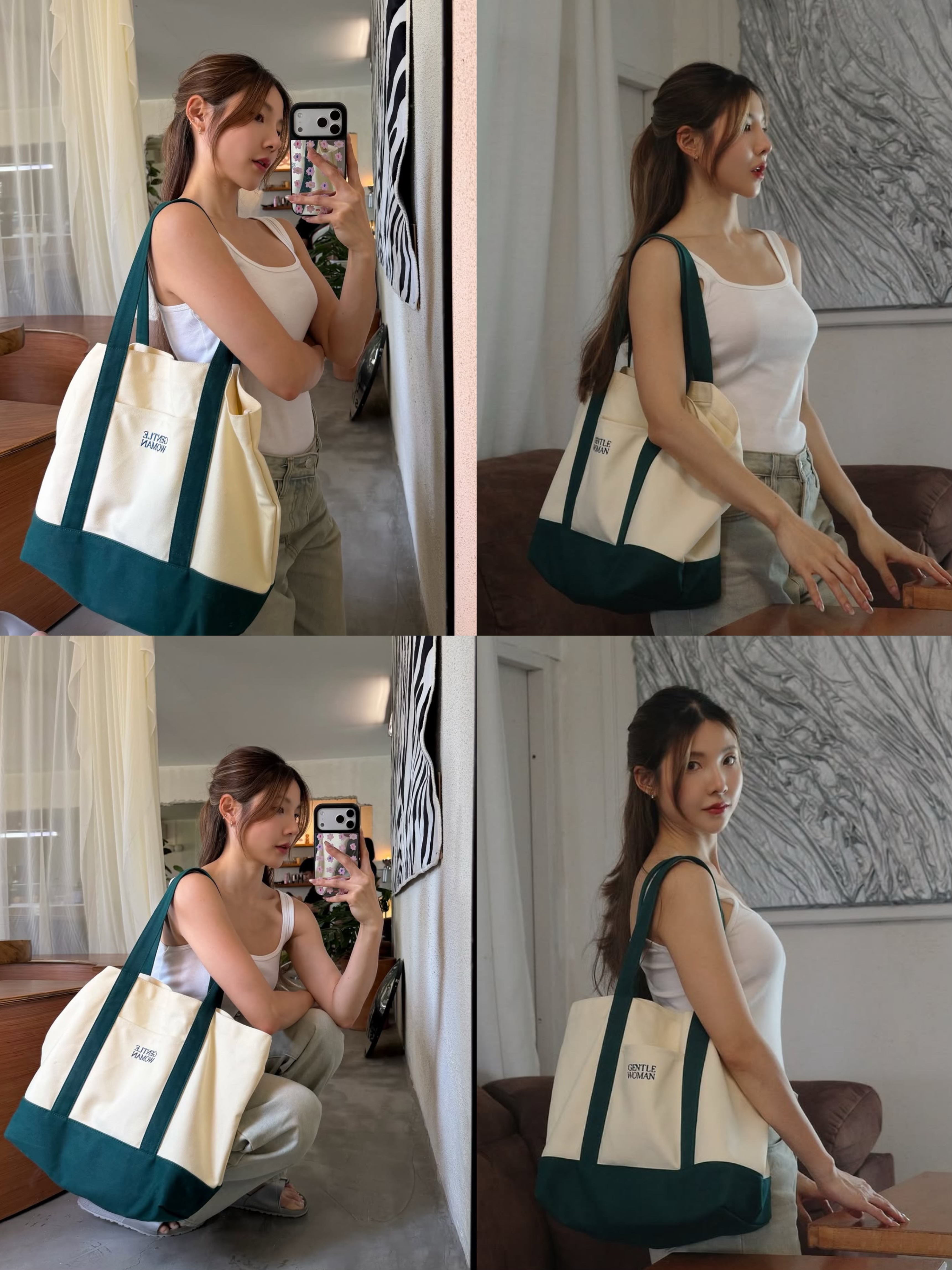 🇹🇭GENTLEWOMAN - 拼色日常TOTE BAG代購