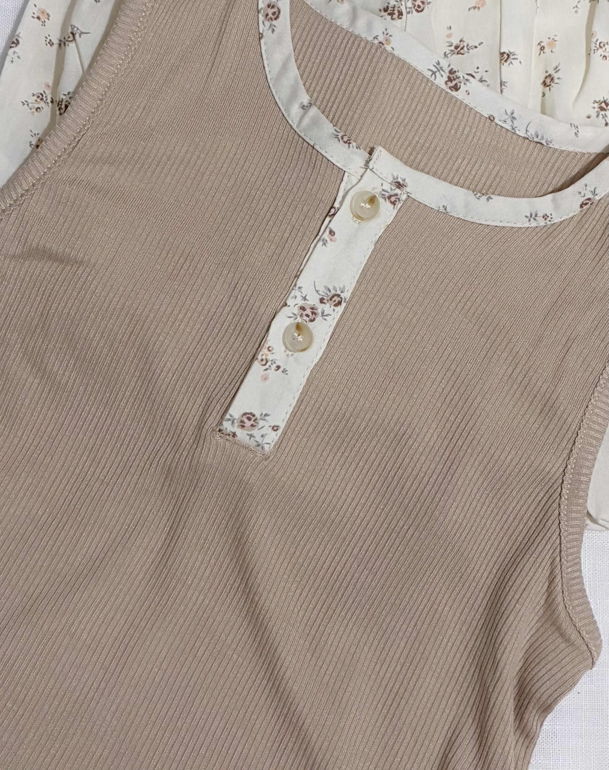 碎花雲朵褲套裝MHY2666