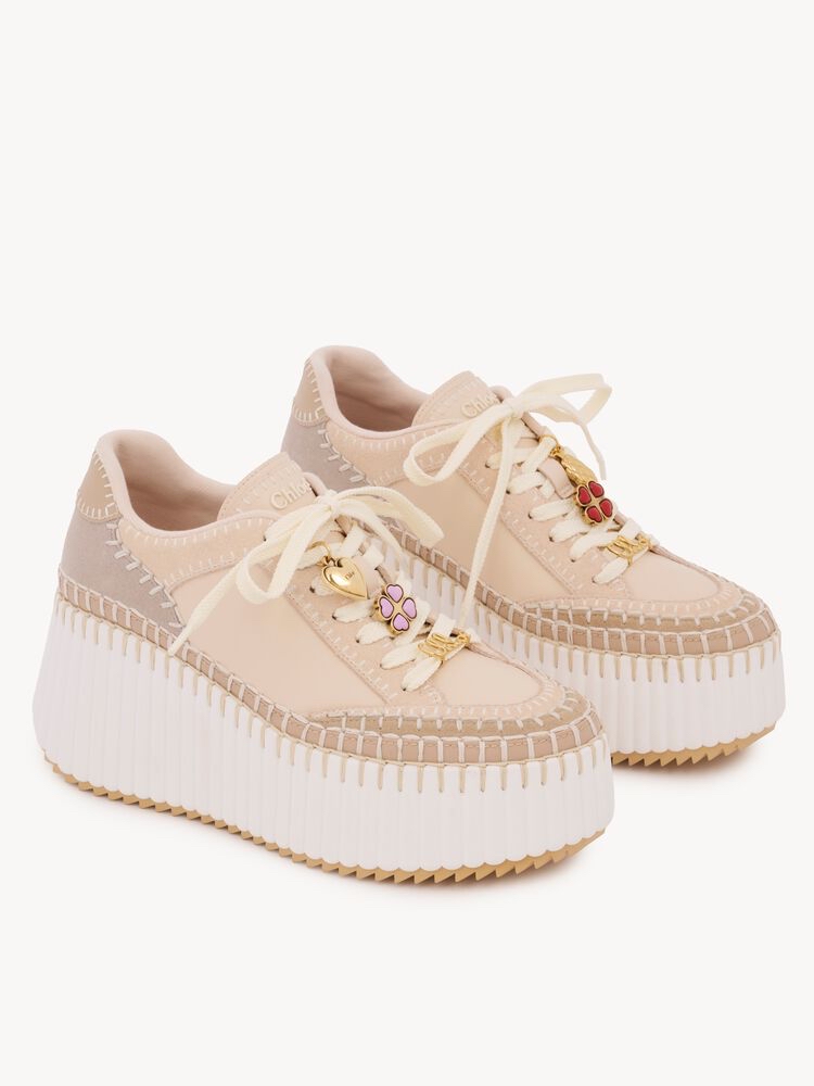 限時優惠✨新款🆕訂貨📮 Chloe 8cm 厚底Nama sneaker 連裝飾扣✨   Size 37 38 39 40 41