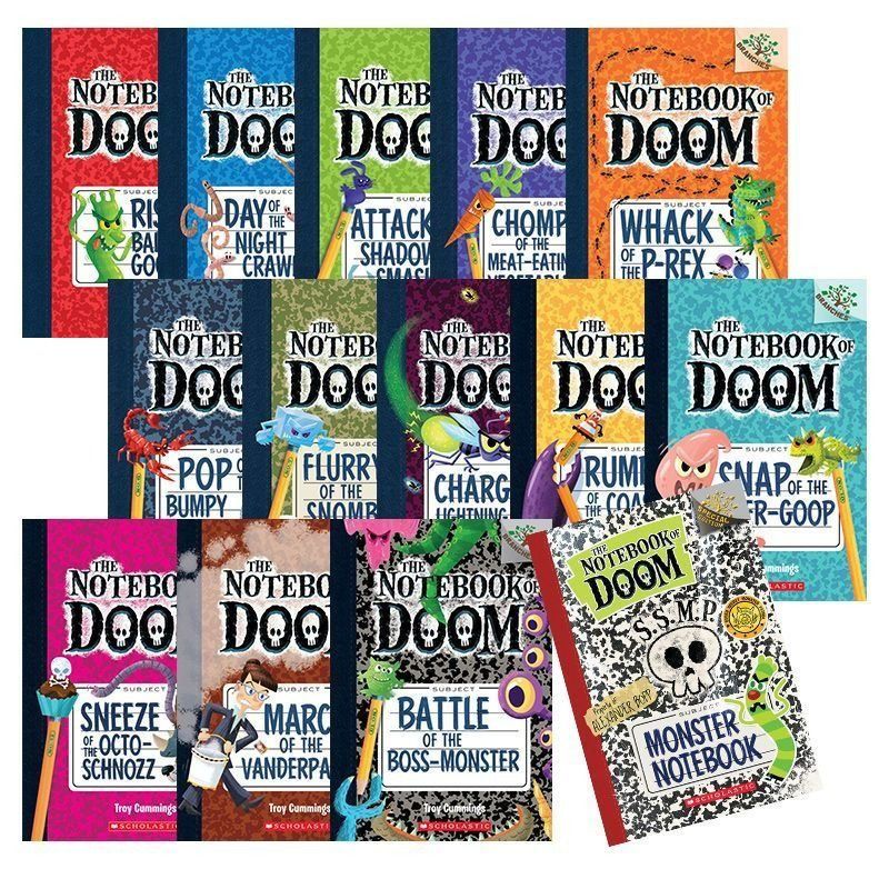 [新版14冊] The Notebook of Doom 毀滅筆記｜14 books