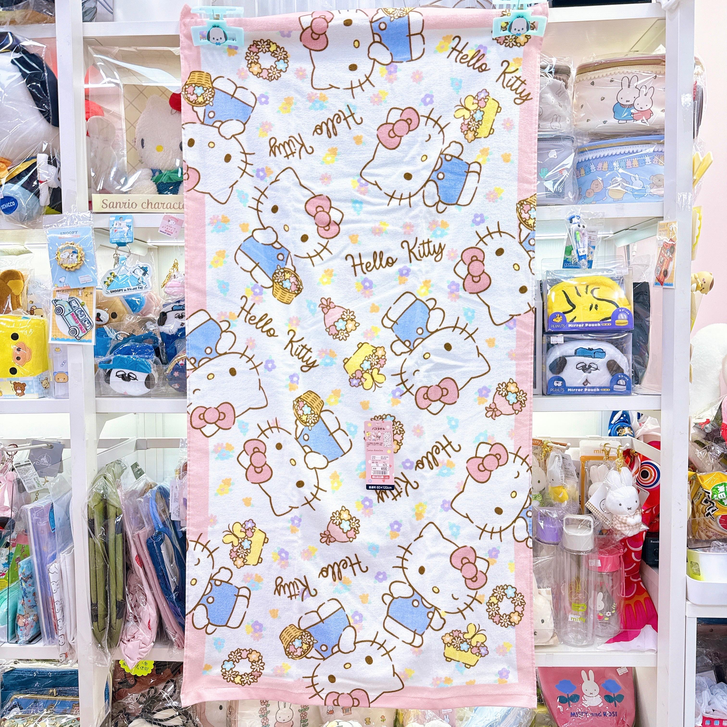日本直送本店獨家發售Sanrio大浴巾120× 60 cm
