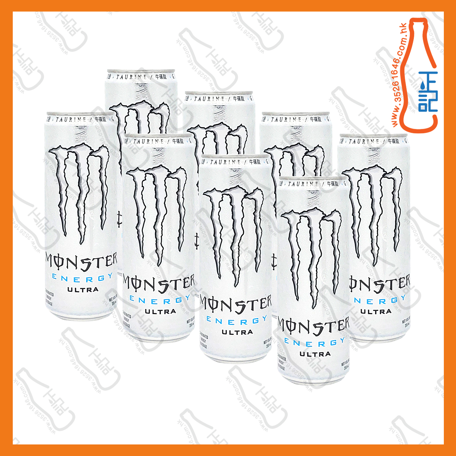 ==Monster魔爪 超越碳酸能量飲品 355ml x 8罐 /份