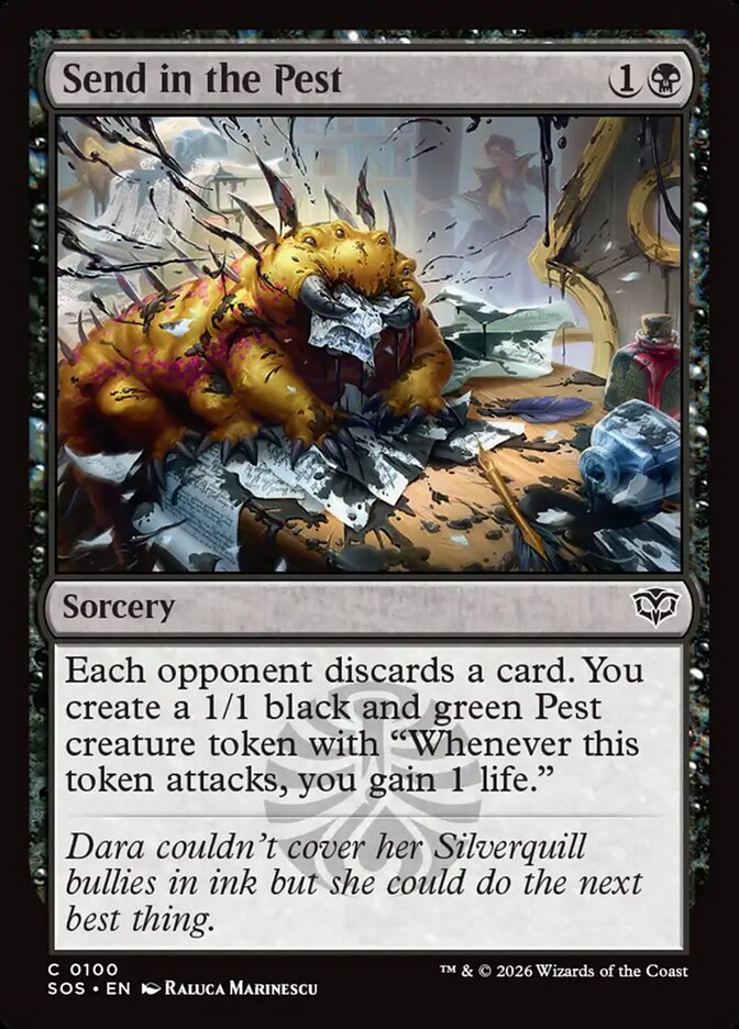 [EN] [Foil] Send in the Pest [SOS-100] C