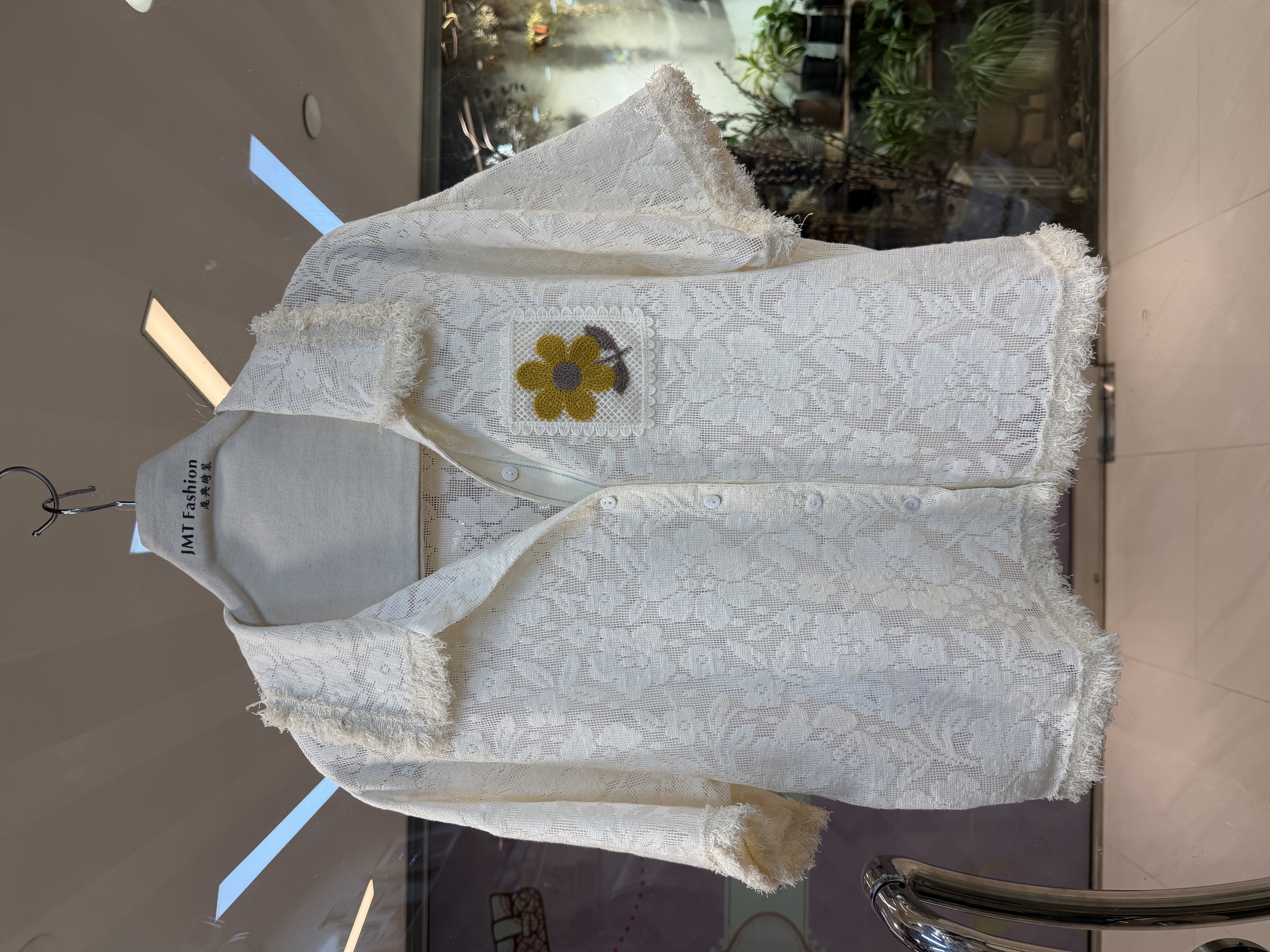 歐洲袋口刺繡花衫 M623 6SB028-929440