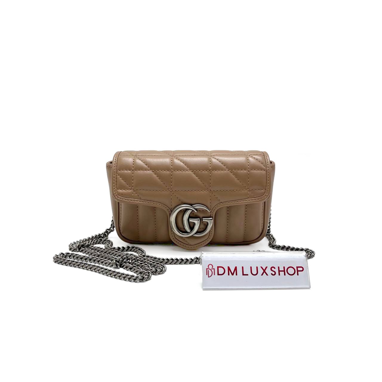 Gucci Nude GG Marmont Supermini SHW