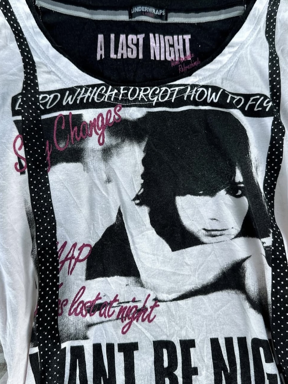 80-90s Last Night Vinatge Top