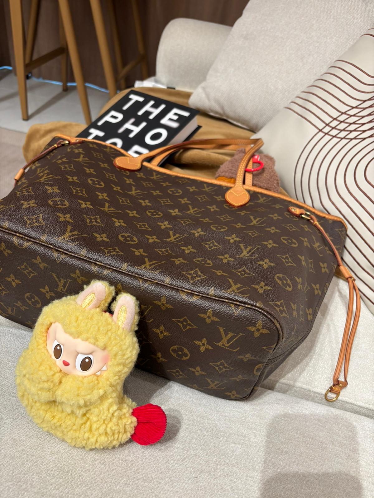 LV Neverfull MM Monogram 100%Authentic, 95%New ✅Dust bag
