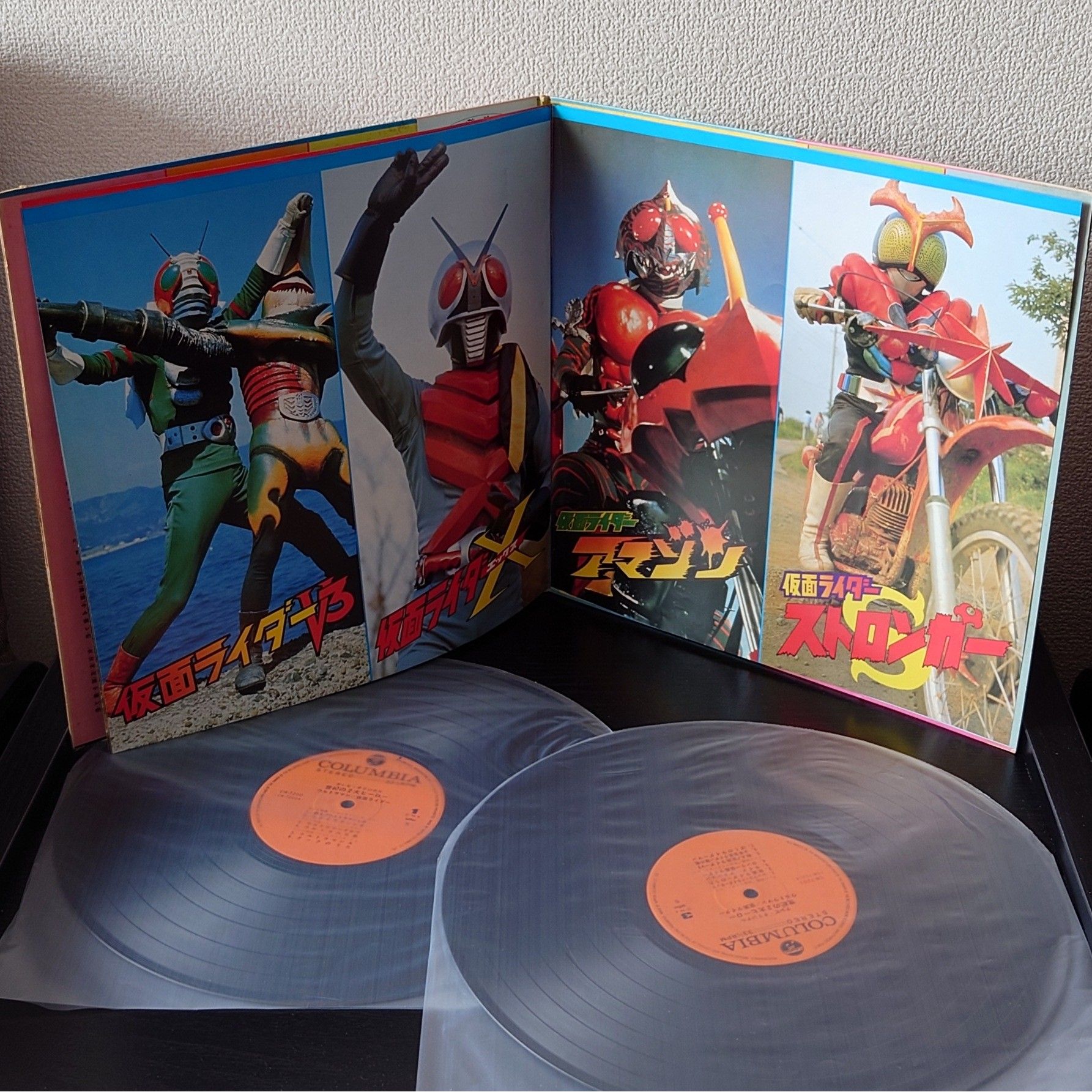 (極罕) 日本特撮 < ULTRAMAN / 幪面超人 世紀2大英雄 > 1979 LP黑膠專輯 (共2碟)