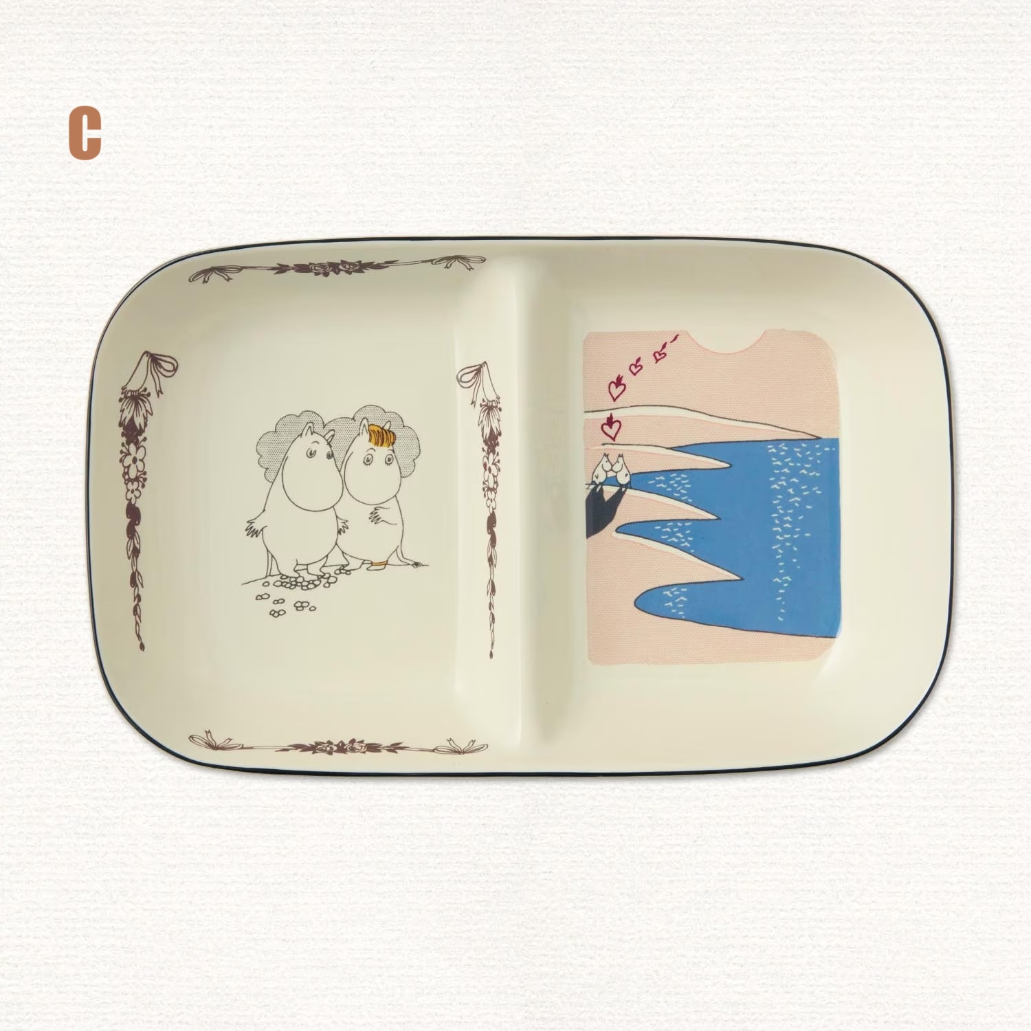 🆕【⭐訂購⭐】 🇯🇵日本直送 日本製🇯🇵岐阜美濃窯 #Moomin 陶瓷餐盤 [PLGD-0066] [260813]