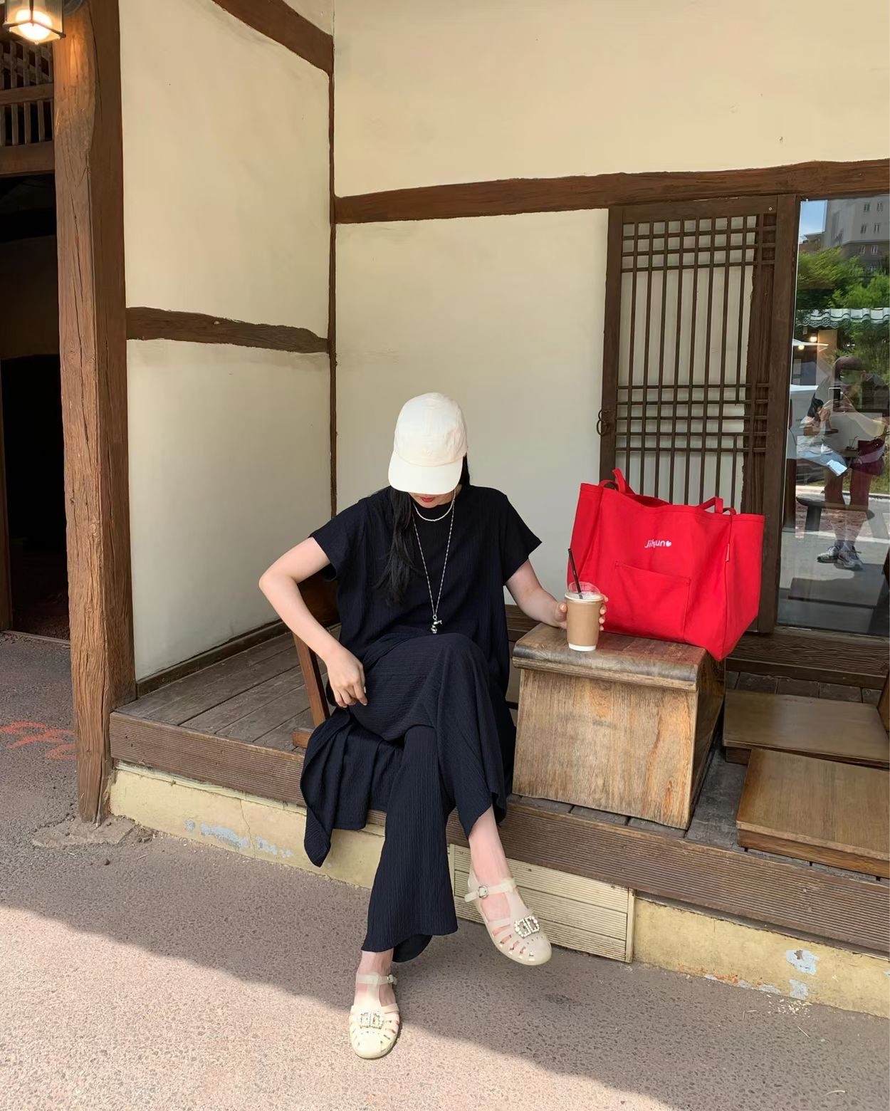 🇰🇷東大門女裝 | long T and pants
