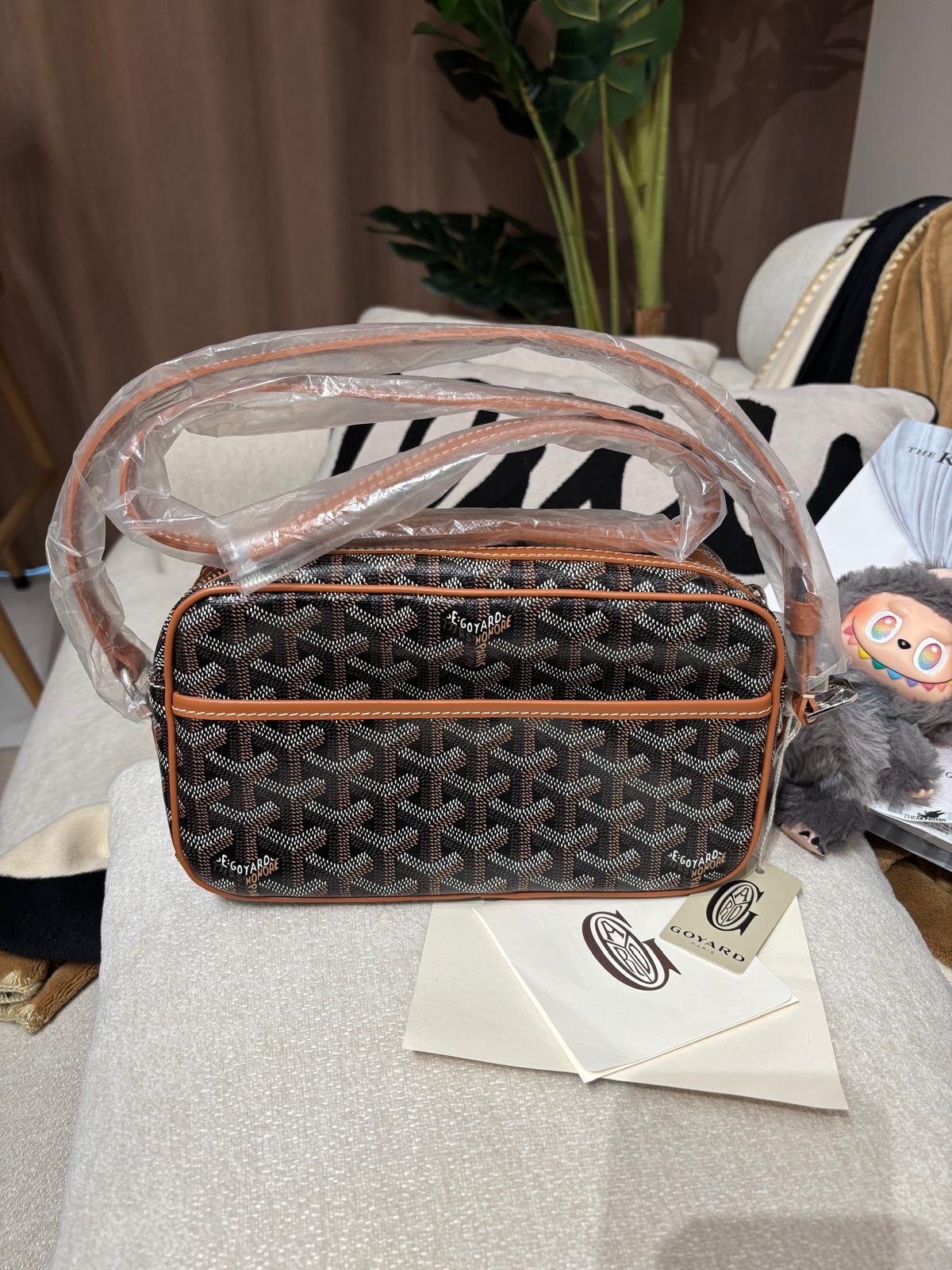 全新 Goyard cap vert pm bag tan 焦糖黑100%Authentic ,100%new 全新 ✅dust bag✅tap booklet 