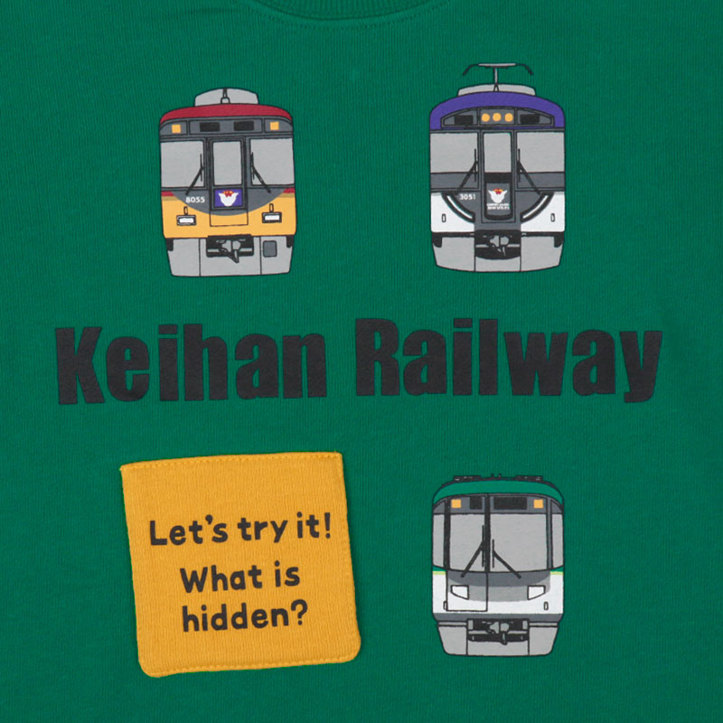 🇯🇵預訂 日本直送🇯🇵京阪電車× hungry heart兩色列車印花掀布毛圈衛衣