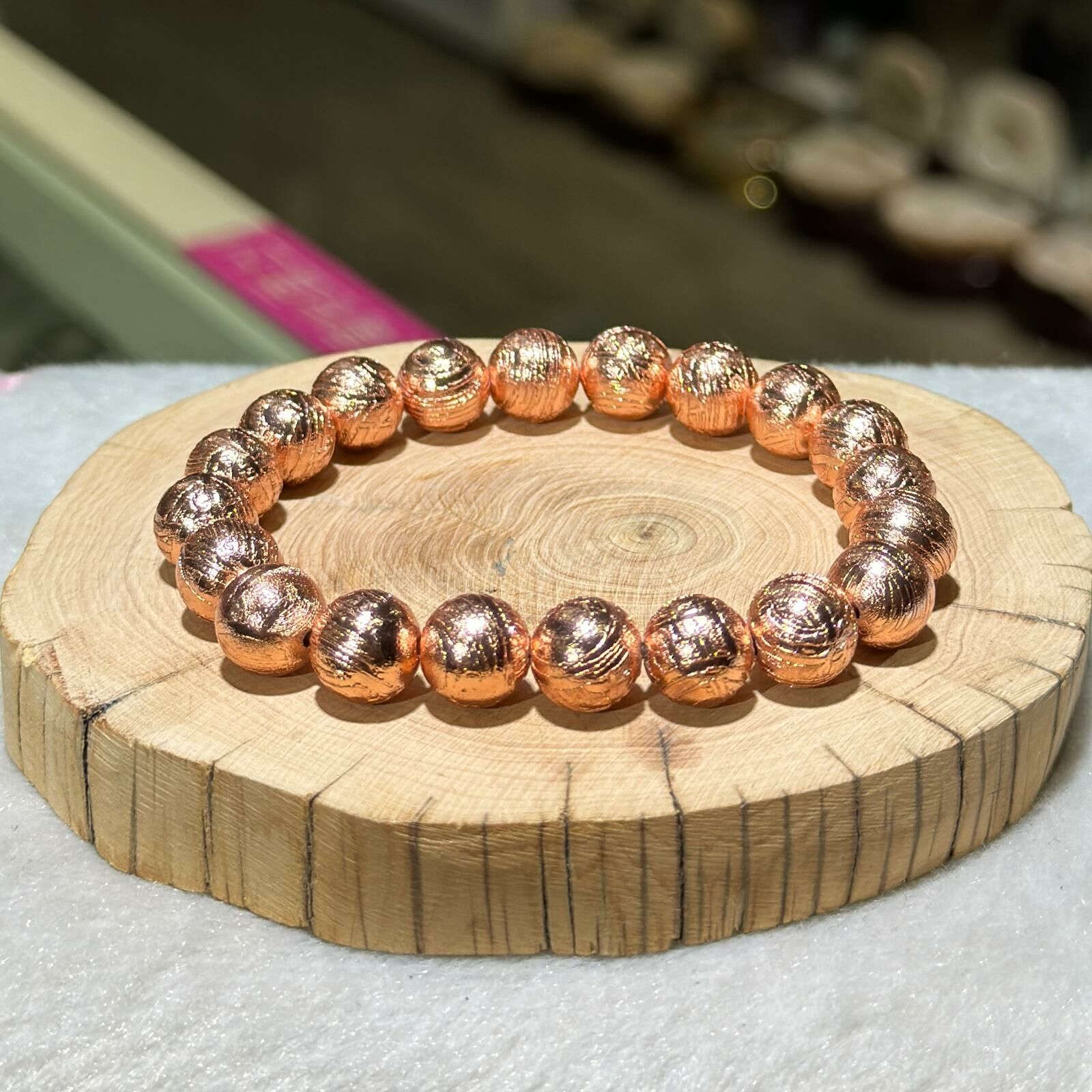 瑞典天鐵手串 (玫瑰金) 10 mm +/-