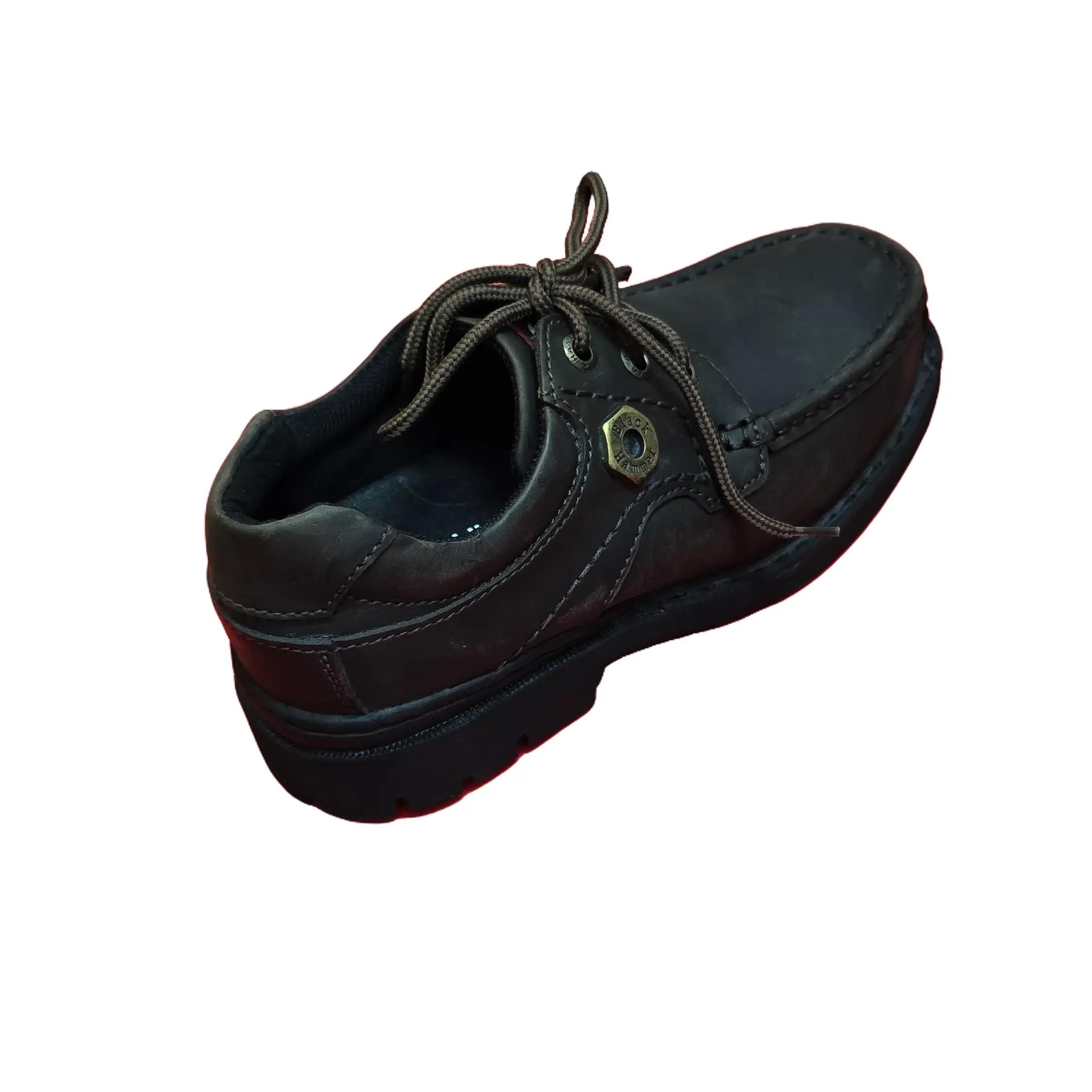 Black Hammer Safety Shoes BH-4992 Low cut with Shoe Laces Kasut Keselamatan