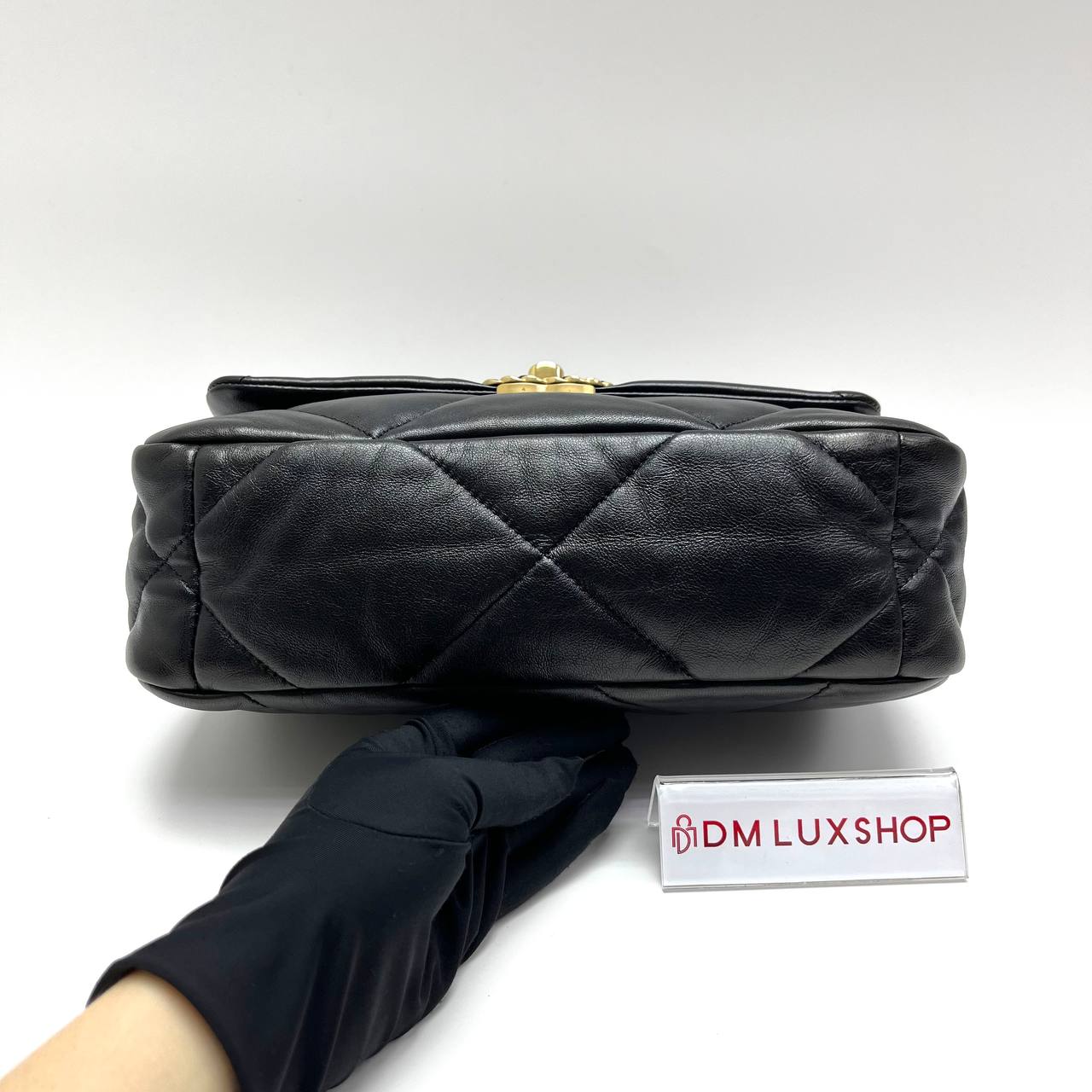 Chanel 19 Bag Small Black GHW (Microchip)