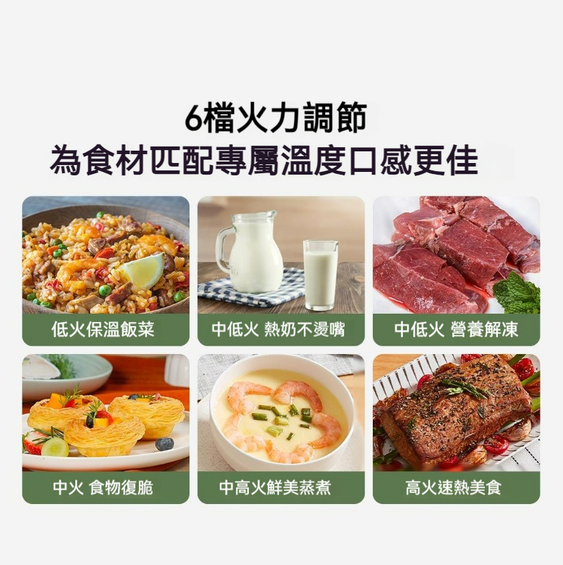 小米-OCOOKER圈廚復古簡約勻熱轉盤式微波爐20L 