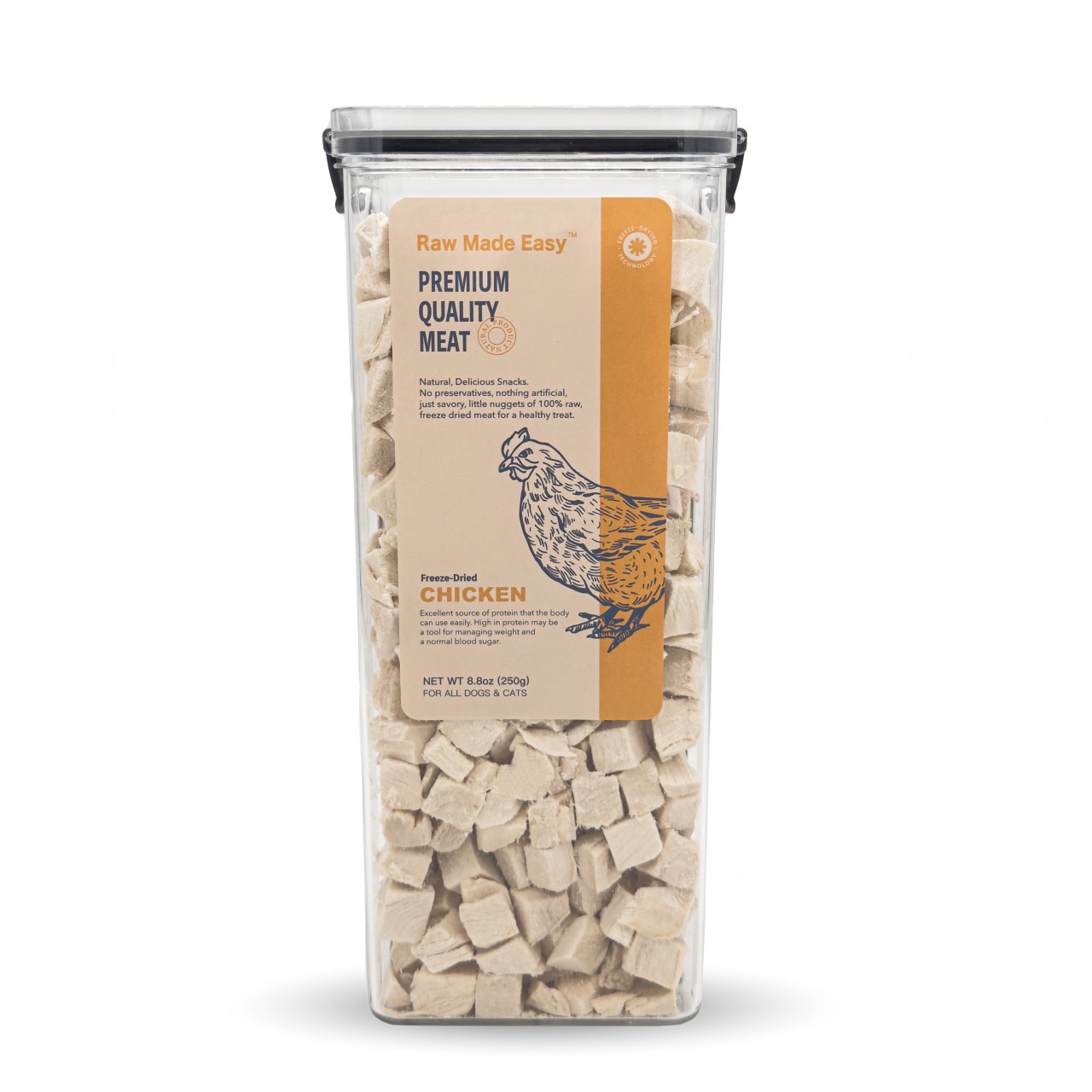 Raw Made Easy – 冷凍脫水小方塊250g [雞肉]