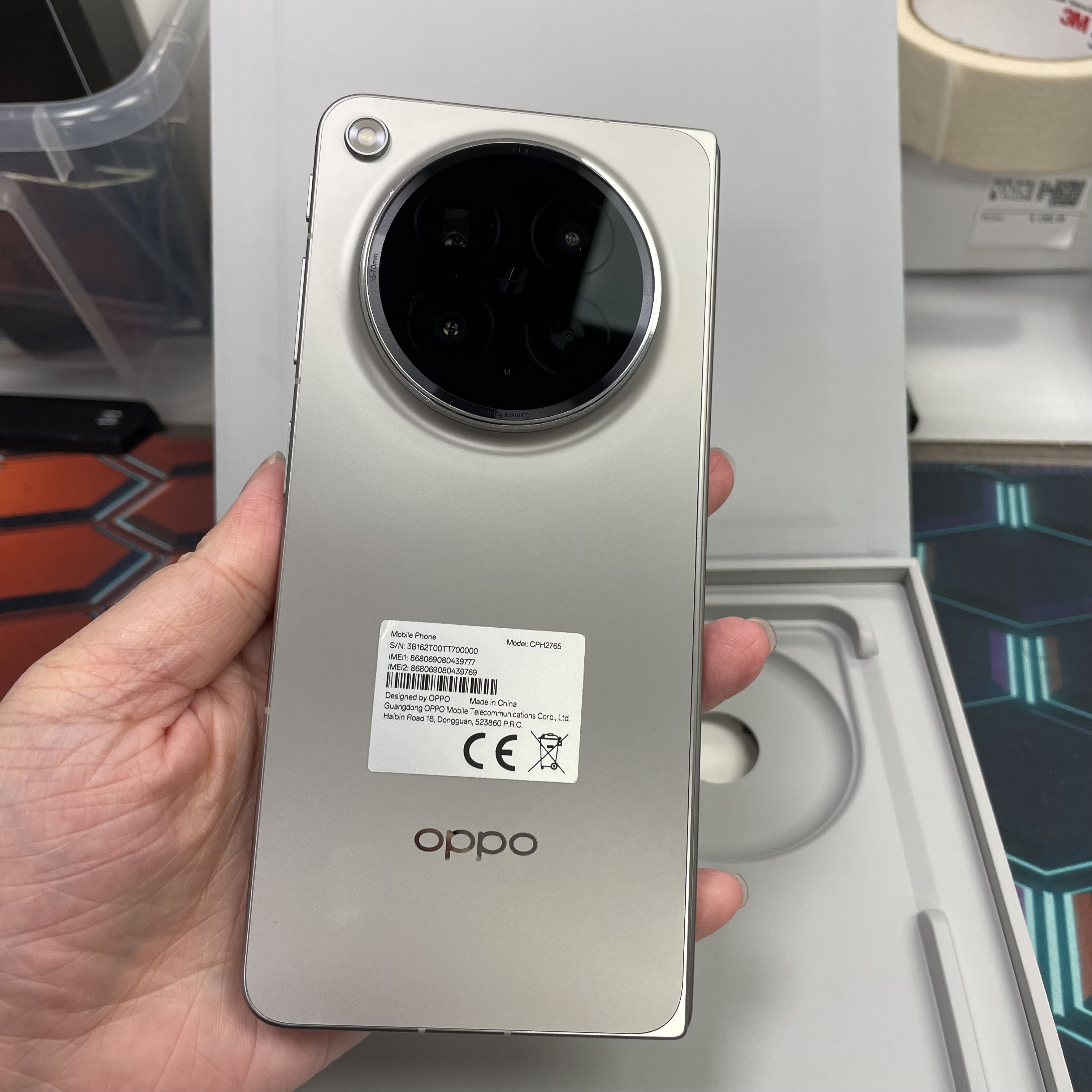 *8154 Oppo Find N6 完美機 16+512GB 灰色 gray