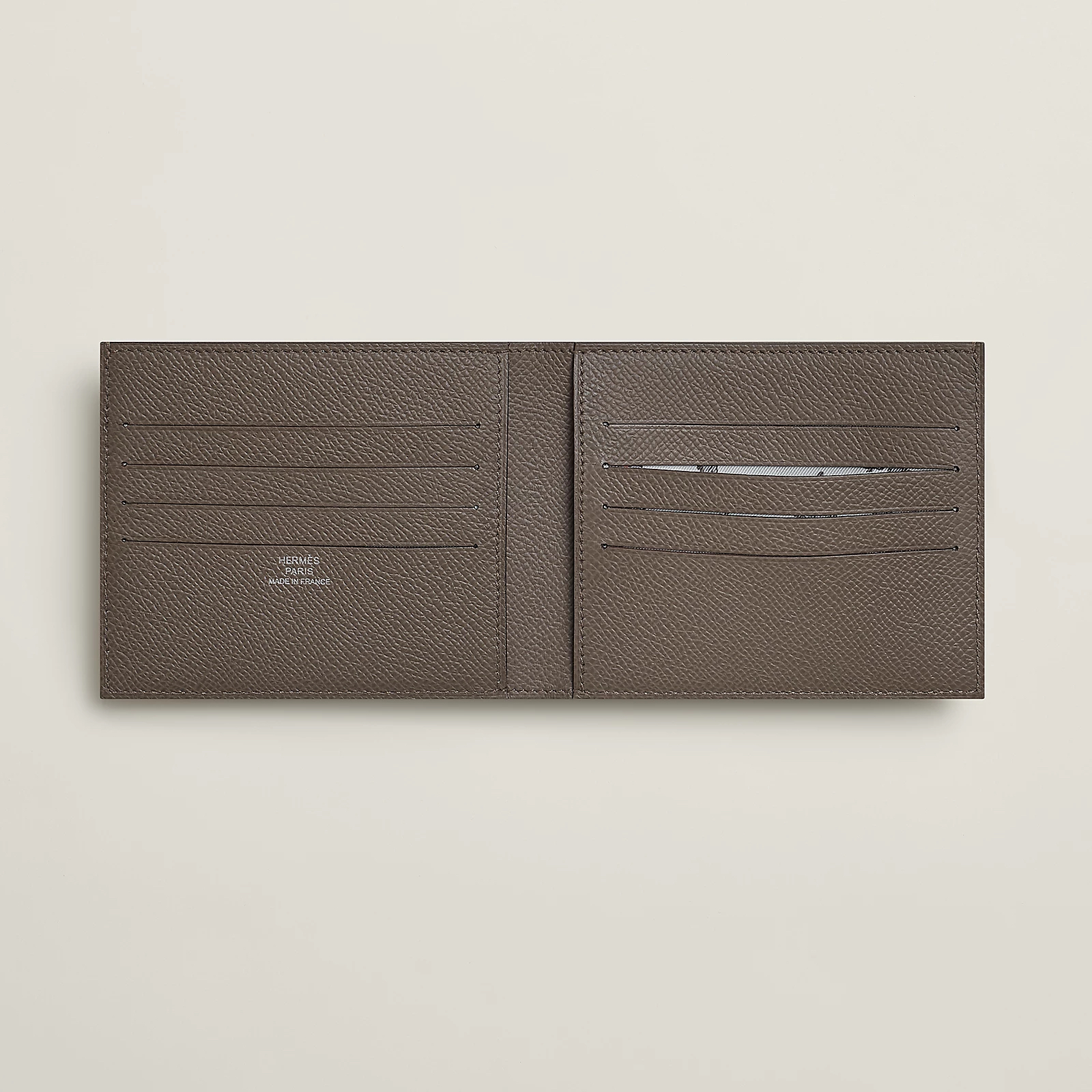 Hermes 全新🆕 Citizen Twill Evercolor皮 Compact Card銀包