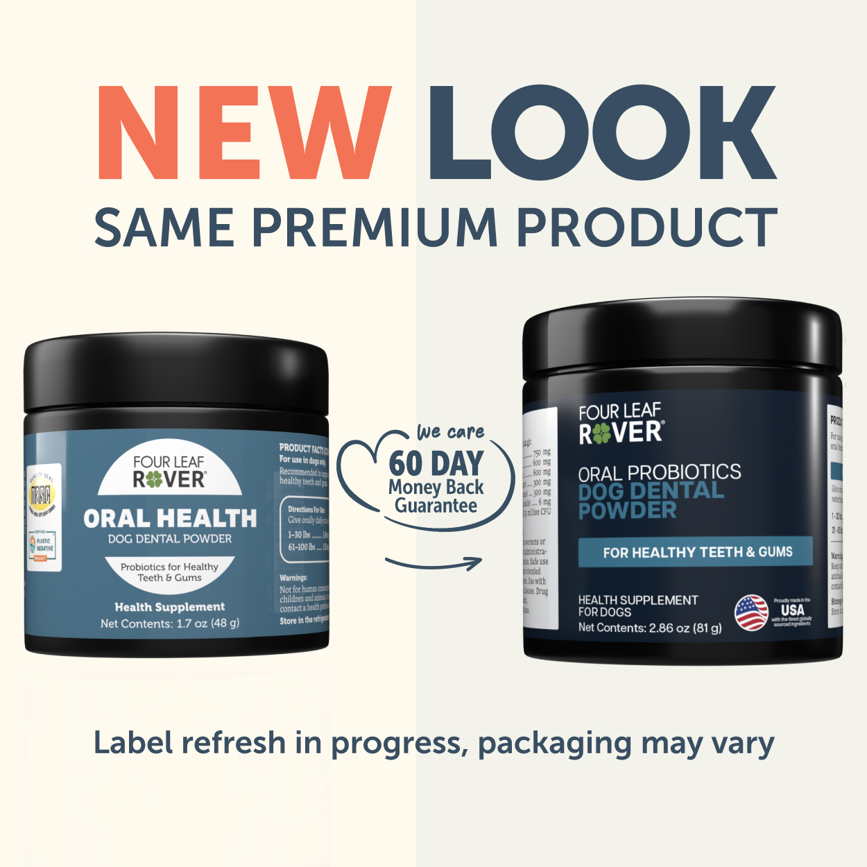 【美國 Four Leaf Rover】Oral Probiotics 口腔益生菌粉 81g｜改善口臭・護理牙齦・去除口腔有害菌・天然無添加
