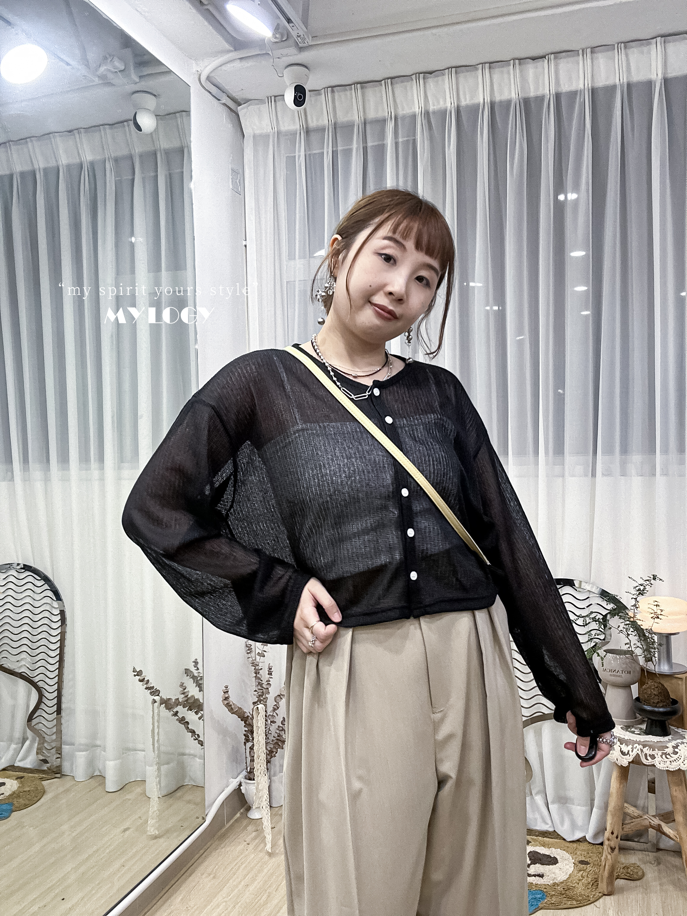 【突發開團．加$50多1件】<今季大熱！複式疊穿可！> 薄針織開胸上衣 LI0001