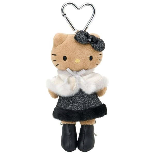 現貨｜Sanrio Hello Kitty 長腿 日版 毛公仔 吊飾 掛件 連心形扣 (KT55-15)