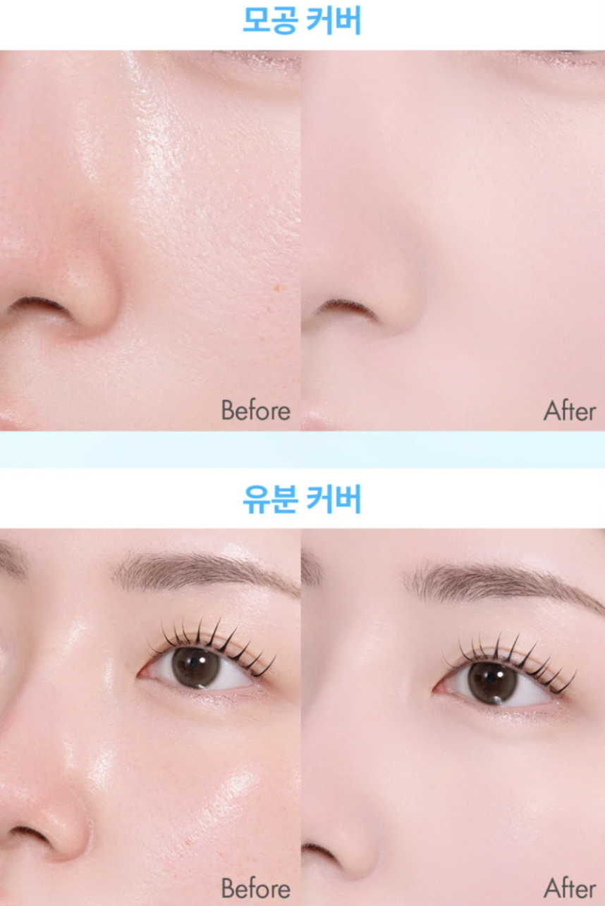 韓國 AMUSE × Monchhichi 72小時 持久無瑕 控油 氣墊套裝｜Airy Pore Cover Cushion