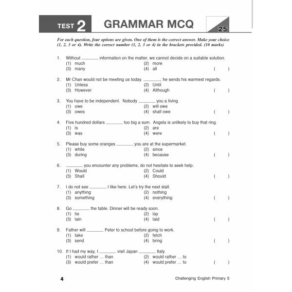 Challenging English Primary 5 (2nd Ed)
