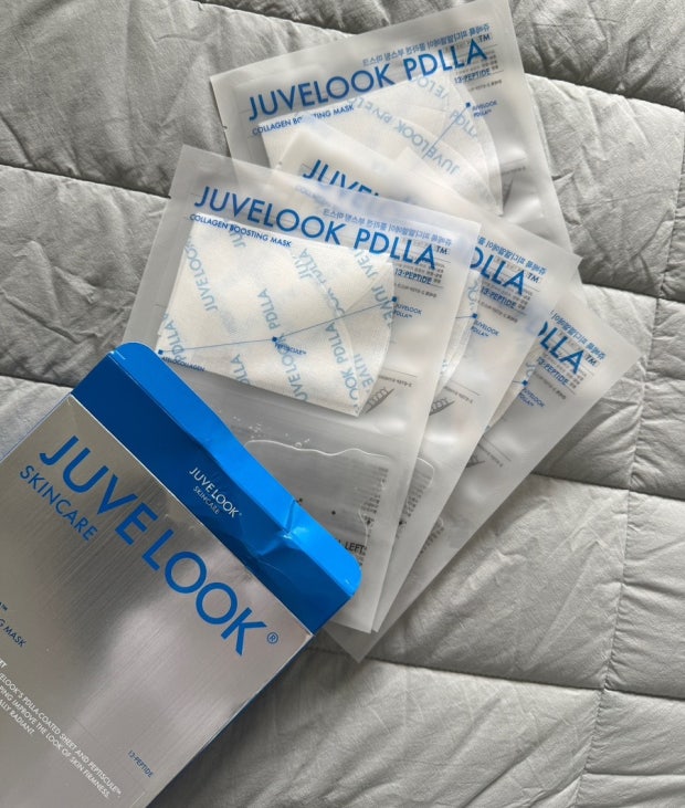 韓國 JUVELOOK 膠原增生 急救面膜 4片 / 盒 ｜ PDLLA™ COLLAGEN BOOSTING MASK SHEETS
