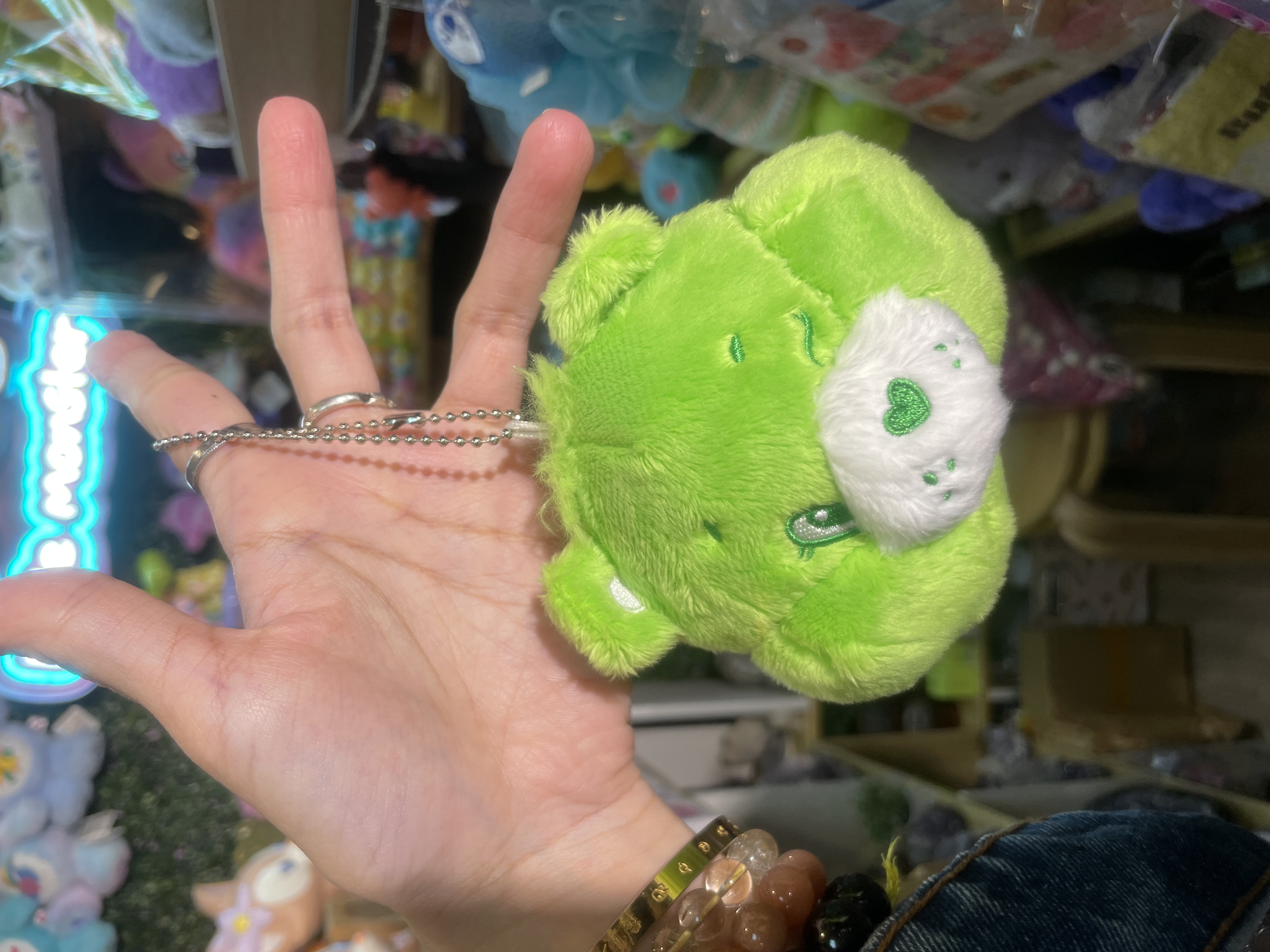 減價品🌈Care Bears 藍色小熊造型鑰匙圈🐻