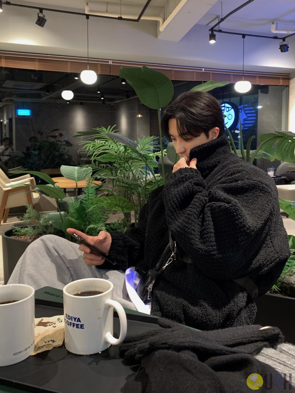 【100%保證韓國直送】Bouclé 刷毛 2-Way Overfit 夾棉拉鍊外套 [4 color] RL113901