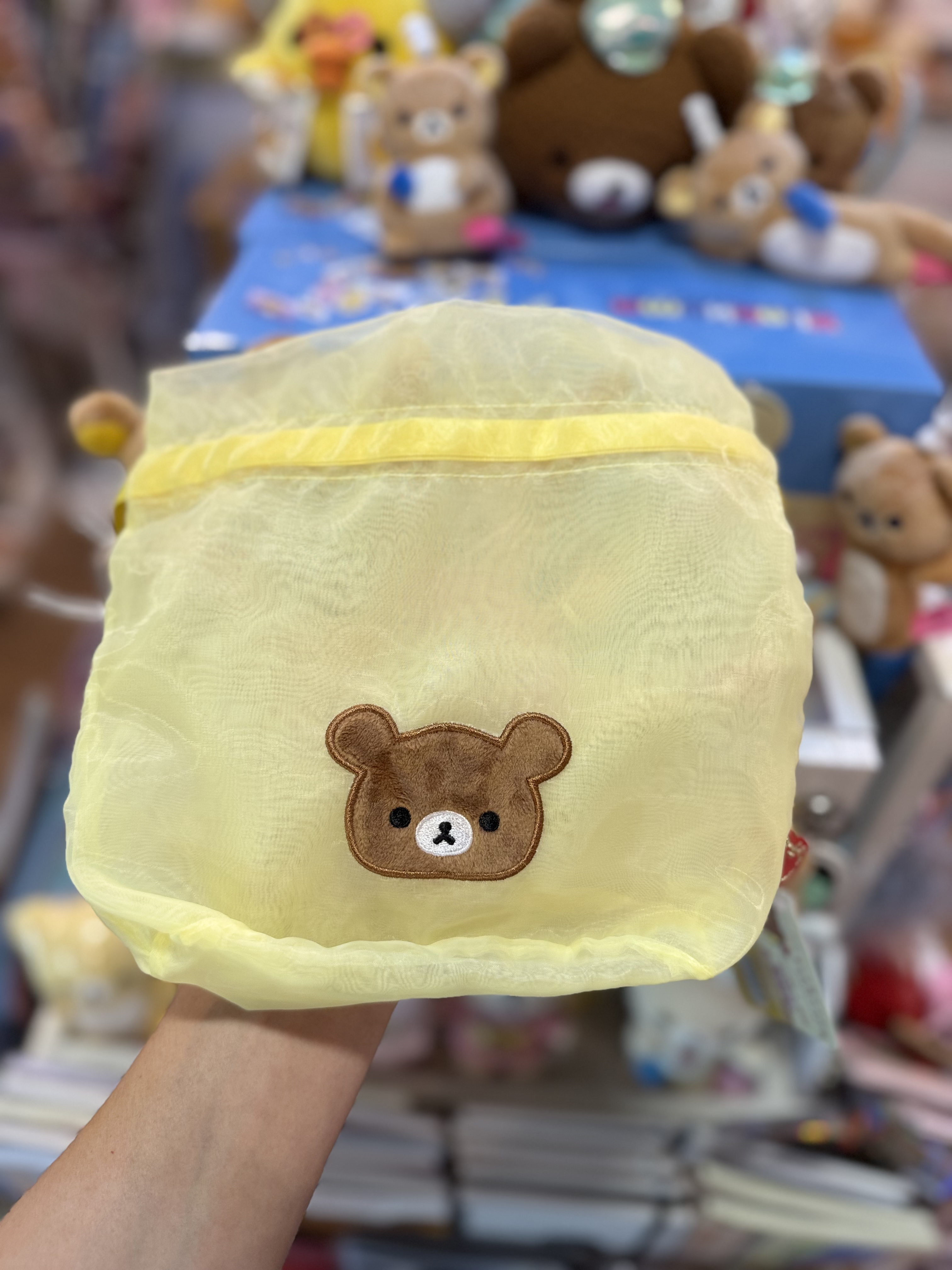 《現貨》全新日本小熊10週年紀念巡迴pop up店限定小熊探險隊系列3隻手玉連索袋套裝