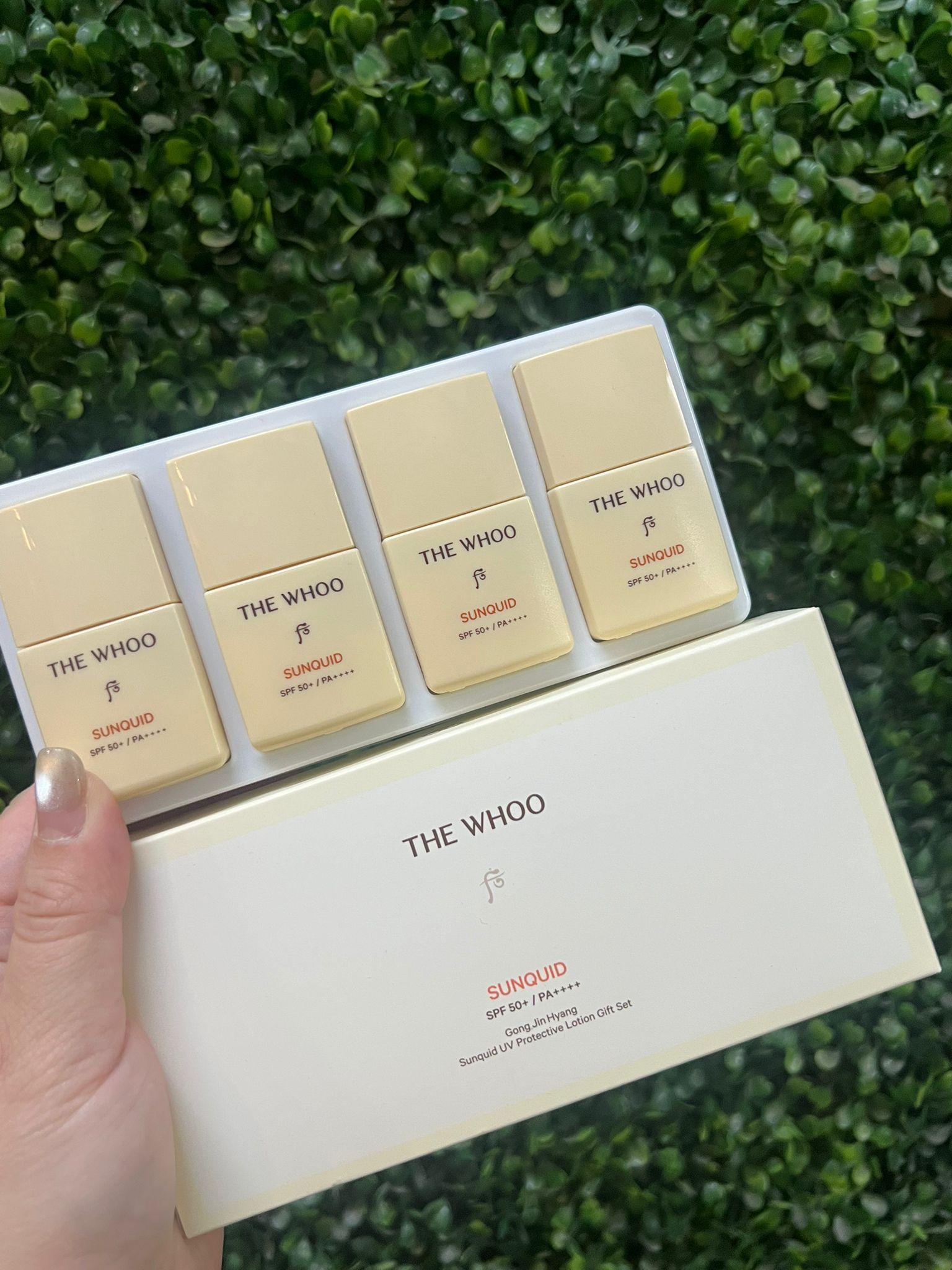 🌟WHOO 后空氣冰爽防曬霜 13ml*4支