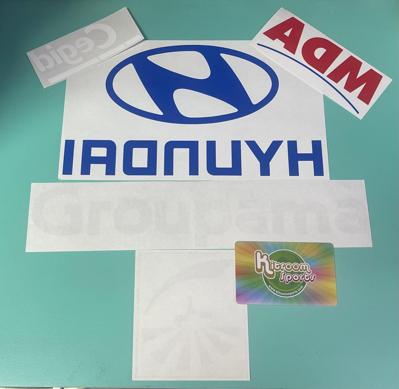 2013-14 Olympique Lyonnais Home Sponsor Set