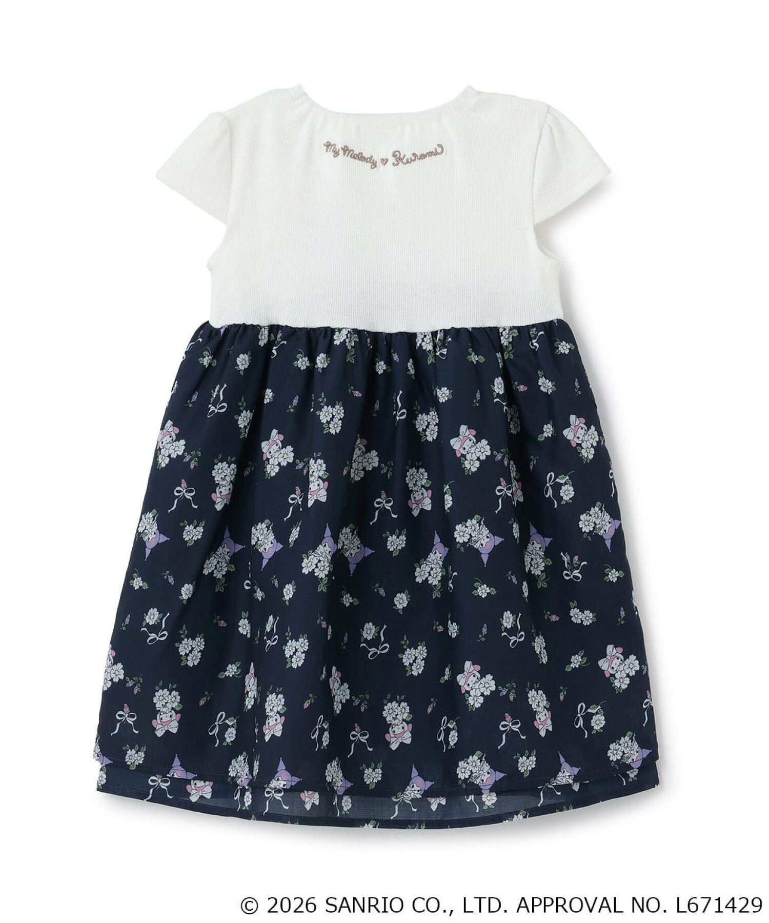 🆕【⭐訂購⭐】 🇯🇵日本直送 🌀#Sanrio 刺繡 接觸涼感 拼接 連身裙［3款選］🌀[ELGA-0114][260822]
