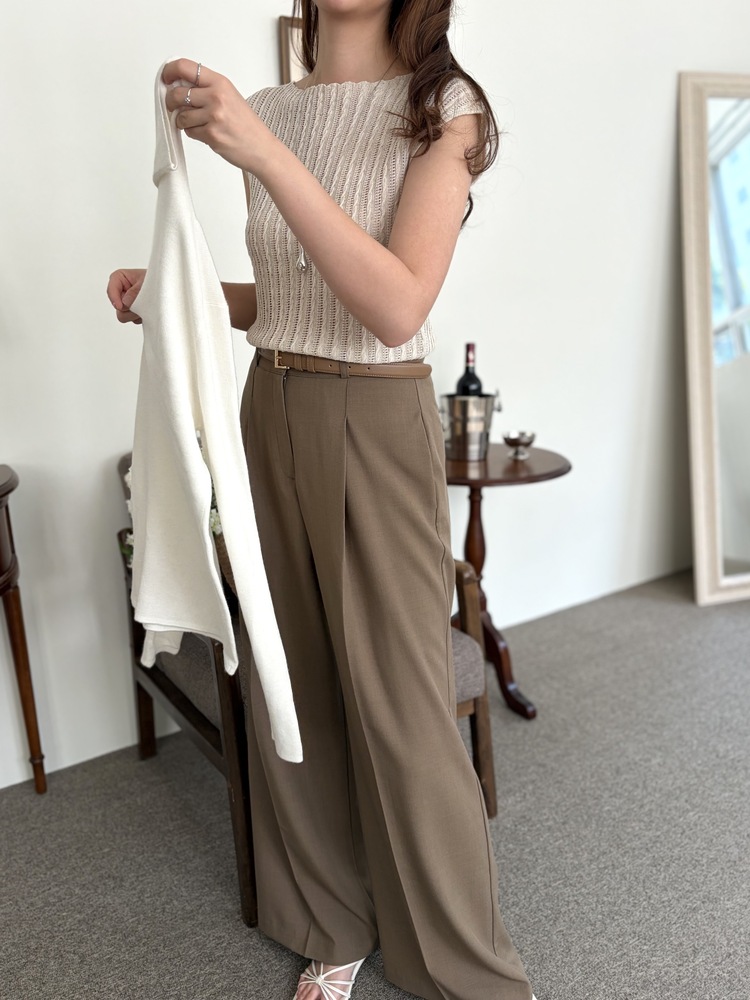 [輕薄!] Summer Timeless Rayon Pants (Brown)